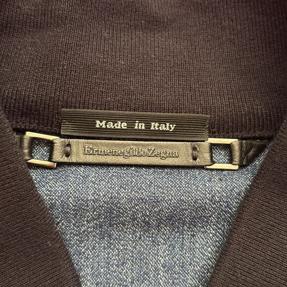 Ermengildo Zegna 100% cotton Jean bomber, 48R (M) - Picture 7 of 13